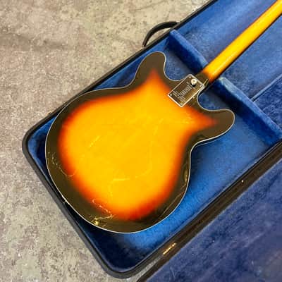Burns Baldwin Model 712 XII 1966 - Sunburst 12 string electric guitar original vintage UK image 14