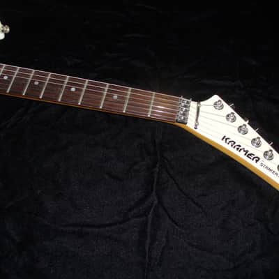 Kramer USA/Japan vintage 1980's Aged Vintage White image 6