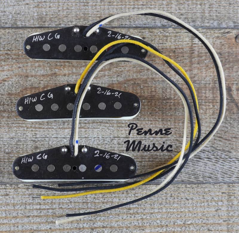 Fender Custom Shop 60/63 Stratocaster Hand-Wound Pickup Set | Reverb