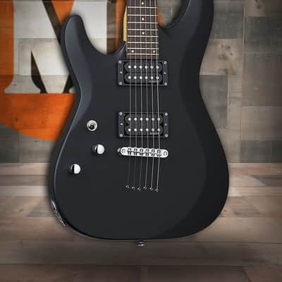Schecter C-6 Deluxe Left-Handed Electric Guitar - Satin Black (433) image 1