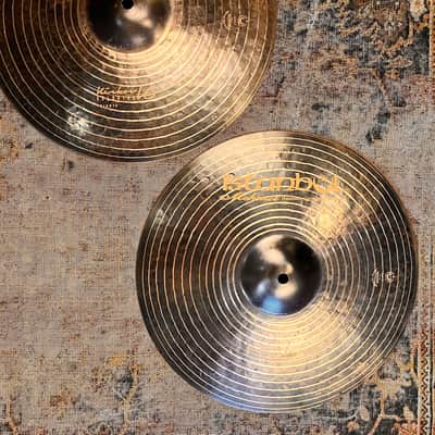 Dark Dry Istanbul Mehmet Kirkor K 14” Hihats 980 1230 g IMMACULATE Unique Black Gold! Controlled! image 4