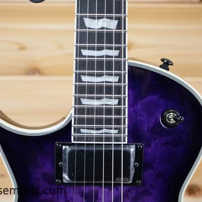 ESP LTD EC-1000 Left-Handed - See Thru Purple image 3