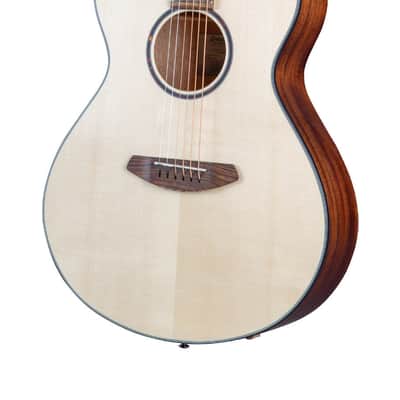 Breedlove Discovery S Concert Left Handed, European Spruce/African Mahogany image 3