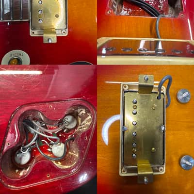 Burny Super Grade RLG-50 '59 Model MIJ 1985 Cherry Sunburst Vintage Japan w/ Bag image 24
