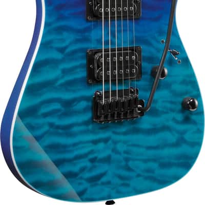 IBANEZ GRG120QASPBGD E-Gitarre blue gradation image 3
