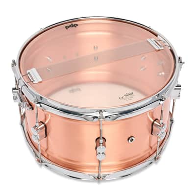 PDP PDSN0814NBCC Concept 8x14" Snare Drum – Brushed Copper Shell image 3