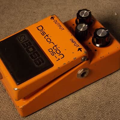 1979 BOSS DS-1 DISTORTION PEDAL LONG DASH TA7136AP CHIP SILVER SCREW MIJ KILLER! image 1