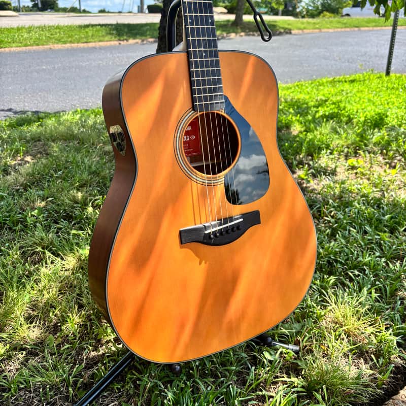 Yamaha FGX3 Red Label Folk Acoustic with New Atmosfeelâ„¢ Pickup and Preamp System image 1