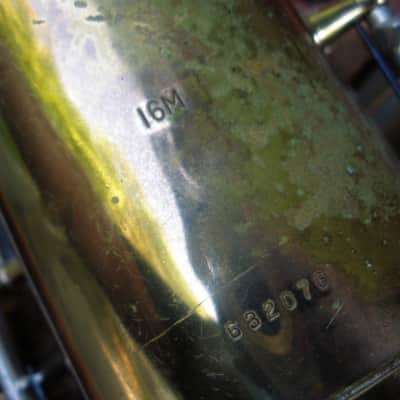 1957 Conn Director Tenor Saxophone shooting stars  Brass-Lacquered image 6
