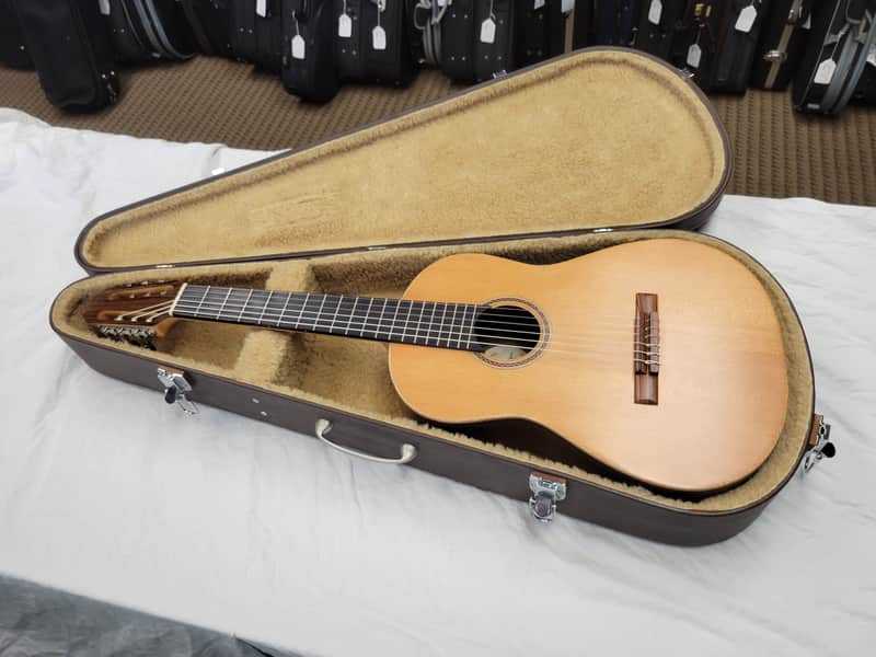 Eduardo Moreno Moore child size guitar, all solid wood with hard case