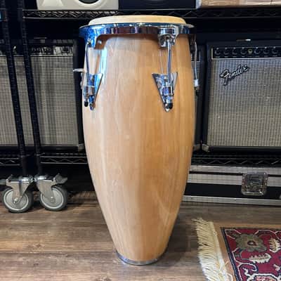 Latin Percussion LPA646-AW Aspire Series 10/11" Conga Set with Stand, Black Hardware 2010s - Natural image 6