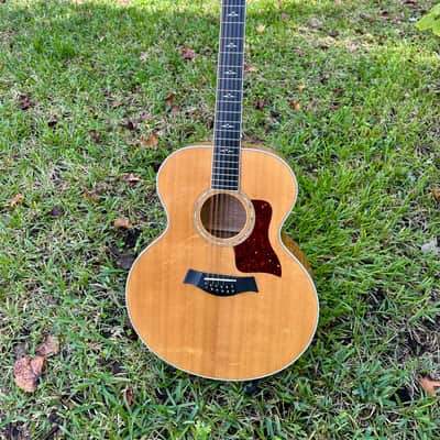1996 Taylor 655, Blonde Jumbo 12 String, OHSC image 1