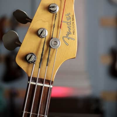 Fender PB-62 Precision Bass Reissue MIJ Made in Japan 1993 Sunburst image 3