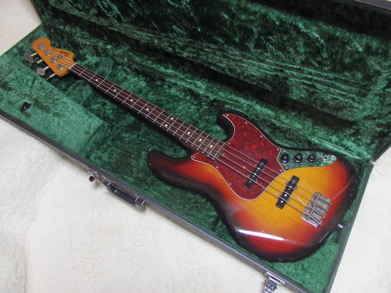 1982 Fender Japan Vintage JV Jazz Bass JB62-75 62 Sunburst | Reverb