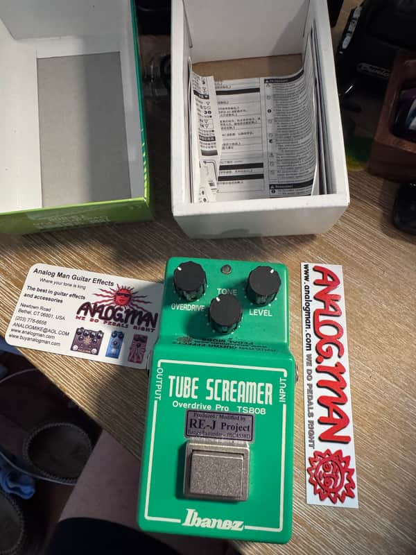 Analogman TS808 Silver Mod 2026 - Green image 1