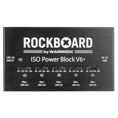 New RockBoard ISO Power Block V6+ Isolated Guitar Effects Pedal Power Supply image 1