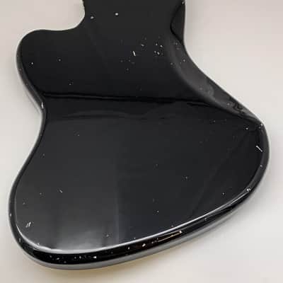 4lbs 7oz BloomDoom Nitro Lacquer Aged Relic Black Jazz-Style Vintage Custom Guitar Body image 7