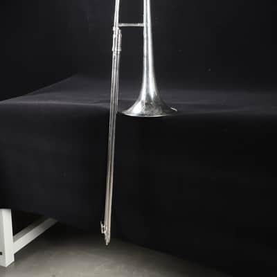 King 606 Student Model Tenor Trombone 2010s - Clear-Lacquered Brass image 12