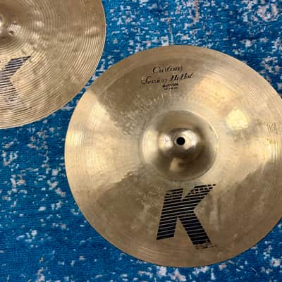 Don’t pay £557!! STEVE GADD 14” Zildjian K CUSTOM SESSION Hihats 993g 990g image 5