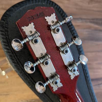 1965 Gibson Melody Maker D Double Pickup Electric Guitar Cherry With Case image 13