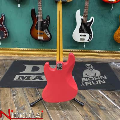 Fender American Professional Classic Jazz Bass, Maple Fingerboard, Faded Dakota Red Bild 15