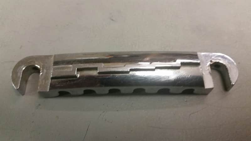 Les Paul Style Japan Tailpiece   Chrome image 1