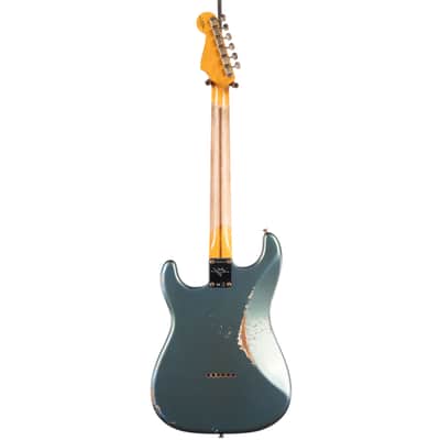 Fender Custom Shop 1956 Stratocaster Hardtail Heavy Relic Super Aged Lake Placid Blue (259) image 9