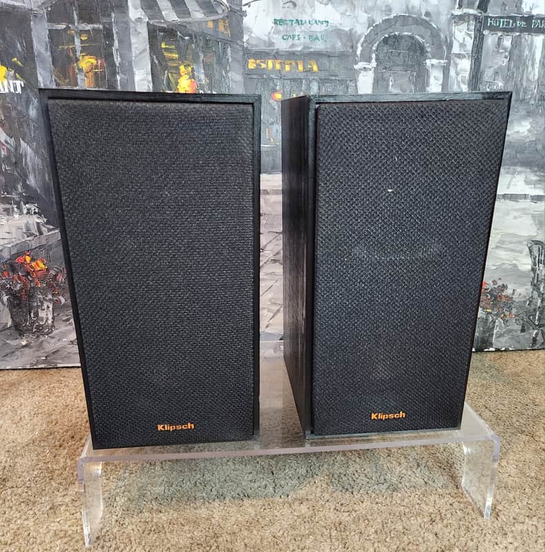 Klipsch Klipsch R-41M are compact, passive bookshelf speaker 2000 - Black image 1