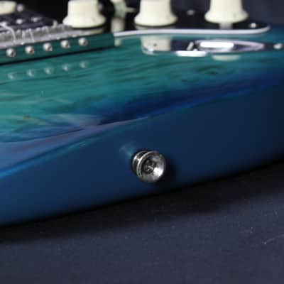 Fender  American Showcase QMT Stratocaster FSR 2020 Aqua Marine Metallic w/ HSC image 9