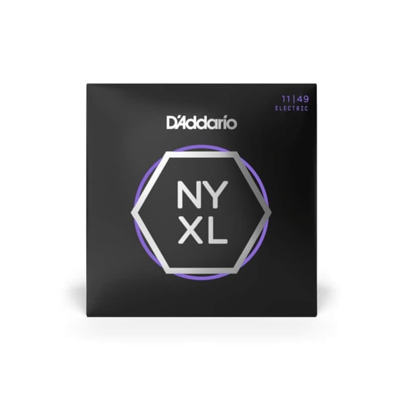 D'Addario NYXL1149 Nickel Electric Guitar Strings, Medium Gauge 11-49 image 1