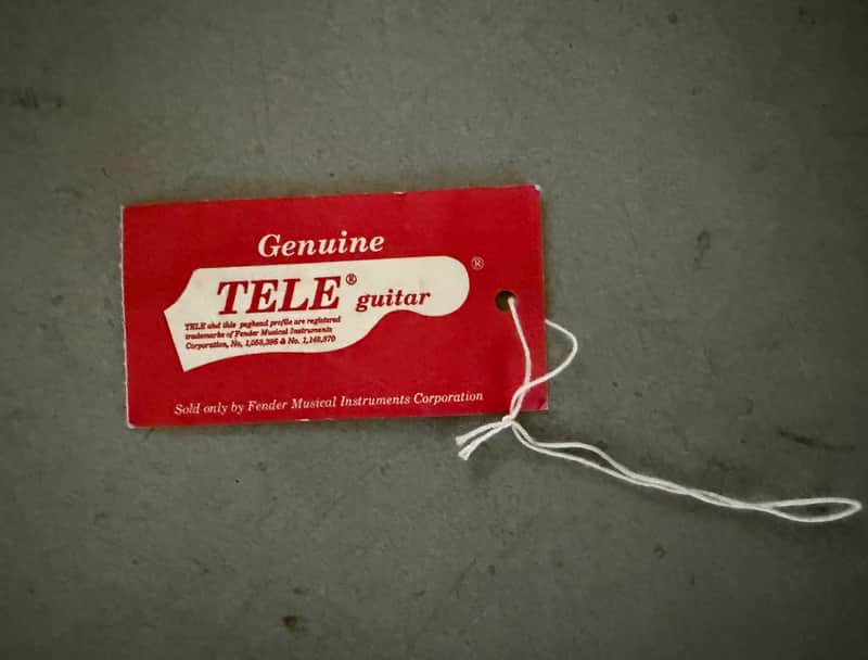 Fender 2003 Telecaster Hang Tag 2003 - Red image 1