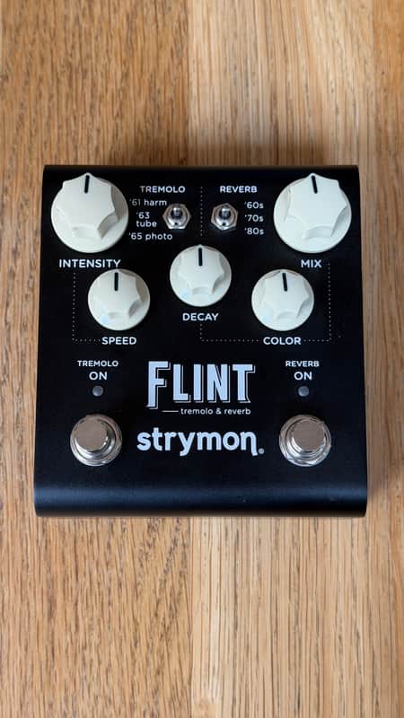 Strymon Flint Reverb and Tremolo V2 2022 - Present - Black image 1