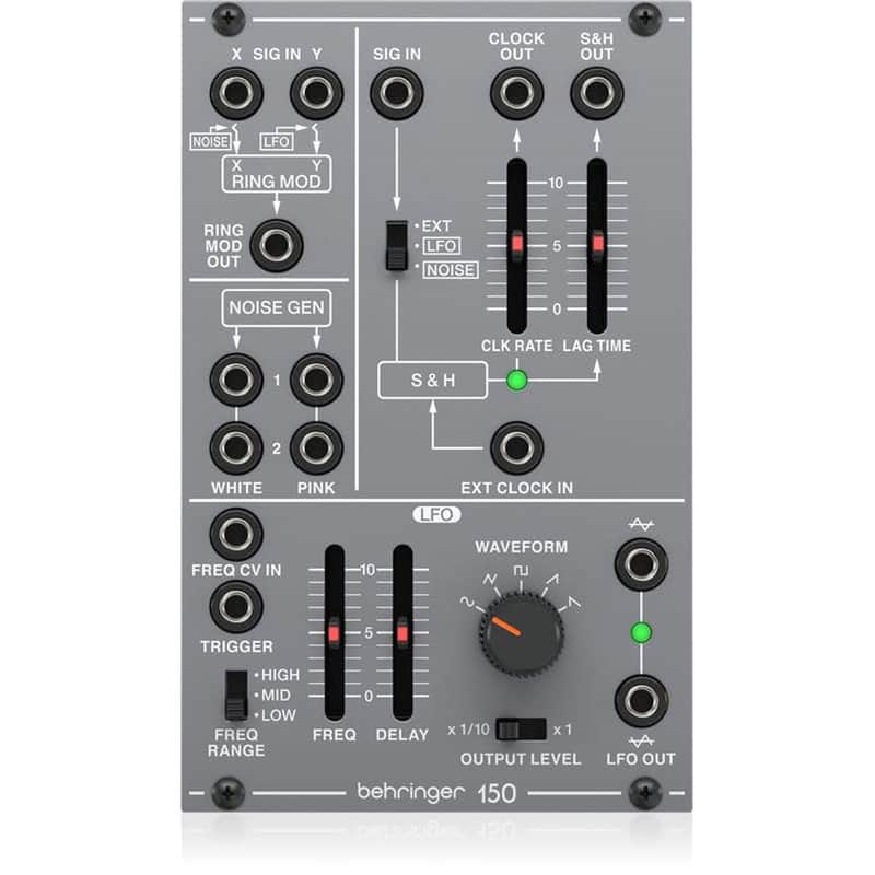 Behringer 150 Legendary Analog Ring Modulator/Noise/S and H/LFO Module for Eurorack image 1