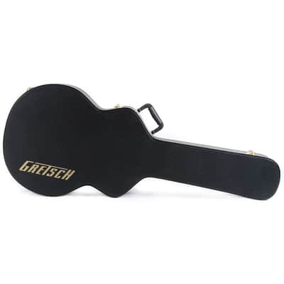 Liquid Audio Gretsch® G6241FT 16" Hollowbody Flat Top Hardshell Guitar Case, Black, 0996475000 Bundle w/ 12-Pack Guitar Pick Polishing Cloth image 3