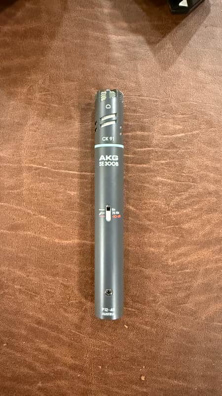 AKG SE 300B w/CK91 Cardioid capsule Gray/blue - Made In Austria image 1