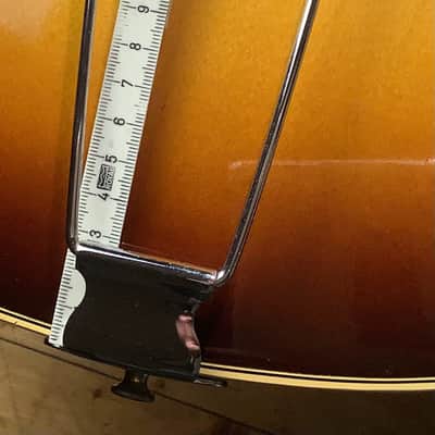 Gibson ES 12 String tailpiece 1965 - 1977 chrome image 7