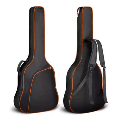 40" 41" Acoustic Guitar Gig Bag | Soft Padded Case with 5mm Thick Foam | Heavy-Duty Waterproof Oxford Material & Multiple Carrying Options image 2