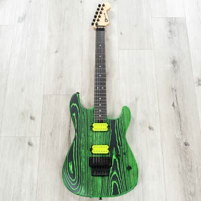 Charvel Limited Edition Pro-Mod San Dimas Style 1 HH FR E Ash Guitar, Green Glow image 3