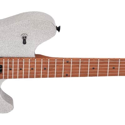 EVH Wolfgang WG Standard, Baked Maple Fingerboard, Silver Sparkle (5107003517) image 6