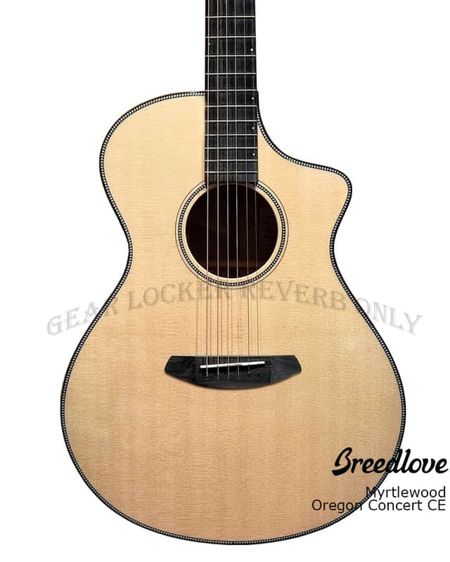 Breedlove Oregon Concert CE all solid Sitka Spruce & Myrtlewood acoustic electric guitar image 1
