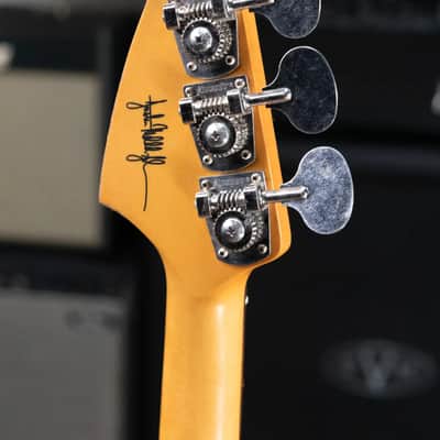 Fender JMJ Road Worn Mustang Bass - Faded Daphne Blue with Gig Bag image 7