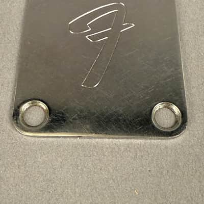 Fender Stratocaster Telecaster Neck Plate 1965-1966 - Chrome image 1