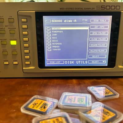 Akai S5000 V2 MIDI Stereo Digital Sampler - 16 Analog outs, 1TB SD ZuluSCSI w 130+GB of sound, sample & instrument libraries, 20x SD card CD-ROM Libraries (1998) image 25