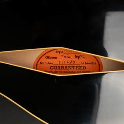 2021 Gibson Custom Shop '64 Trini Lopez Standard Reissue ES-335 - Ebony VOS | USA Semi-Hollow Vintage Diamond F Holes Firebird Headstock | CoA OHSC image 18