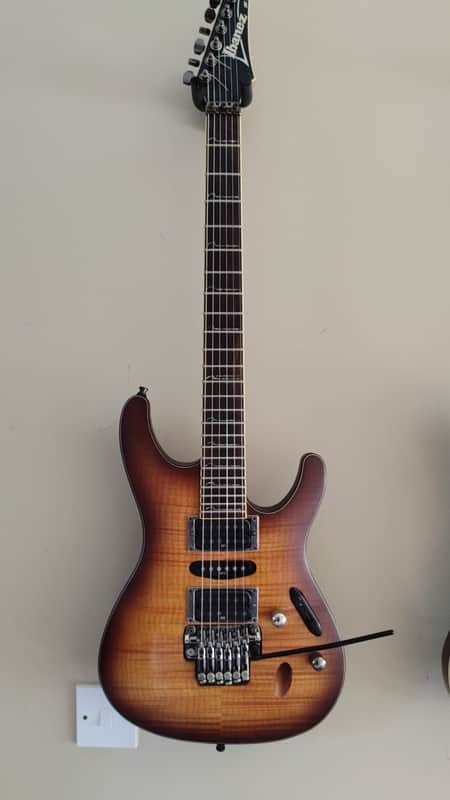 Ibanez S770FM Antique Burst Flat | Reverb