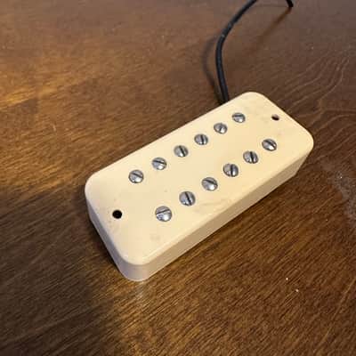 DiMarzio DP154CR DLX Plus Bridge Soapbar Mini Humbucker 2010s - Cream image 2