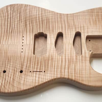 Shepard Custom Guitars Custom Stratocaster/Telecaster Hybrid Semi-hollow Backroute F Hole Optional 2026 - Unfinished image 1