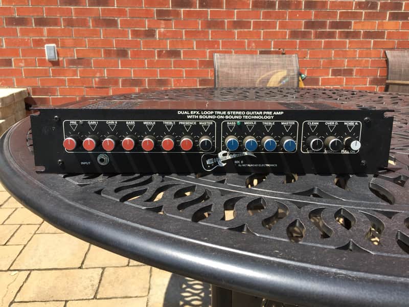 Elan Metalhead all-tube preamp 1990 black image 1