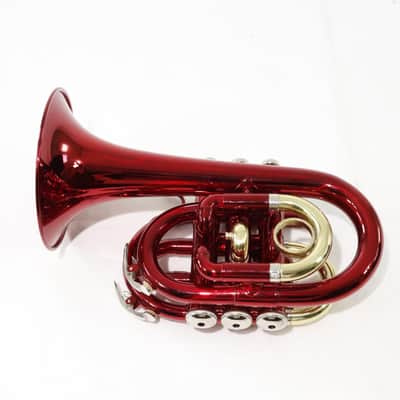 Bach Model PT710R 'Prelude' Bb Pocket Trumpet in Red BRAND NEW image 4