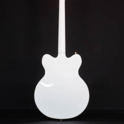 Gretsch G5422TG Electromatic Classic Hollow Body, Laurel FB, Snowcrest White image 7
